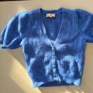 Blue knit Sezane sweater